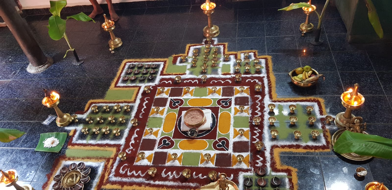 Sacred homam ceremony